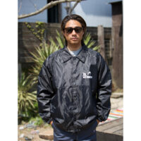 トリプルネームコーチジャケット Chopper black - ONEWORLD SURFSHOP